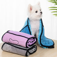 Lade das Bild in den Galerie-Viewer, Dogs Cats Towels Super Absorbent Dog Bathrobe Microfiber Bath Towels Quick-Drying Cat Bath Towel For Pets Towel Dog Towels Pet Products
