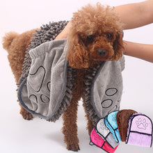 Lade das Bild in den Galerie-Viewer, Dogs Cats Towels Super Absorbent Dog Bathrobe Microfiber Bath Towels Quick-Drying Cat Bath Towel For Pets Towel Dog Towels Pet Products
